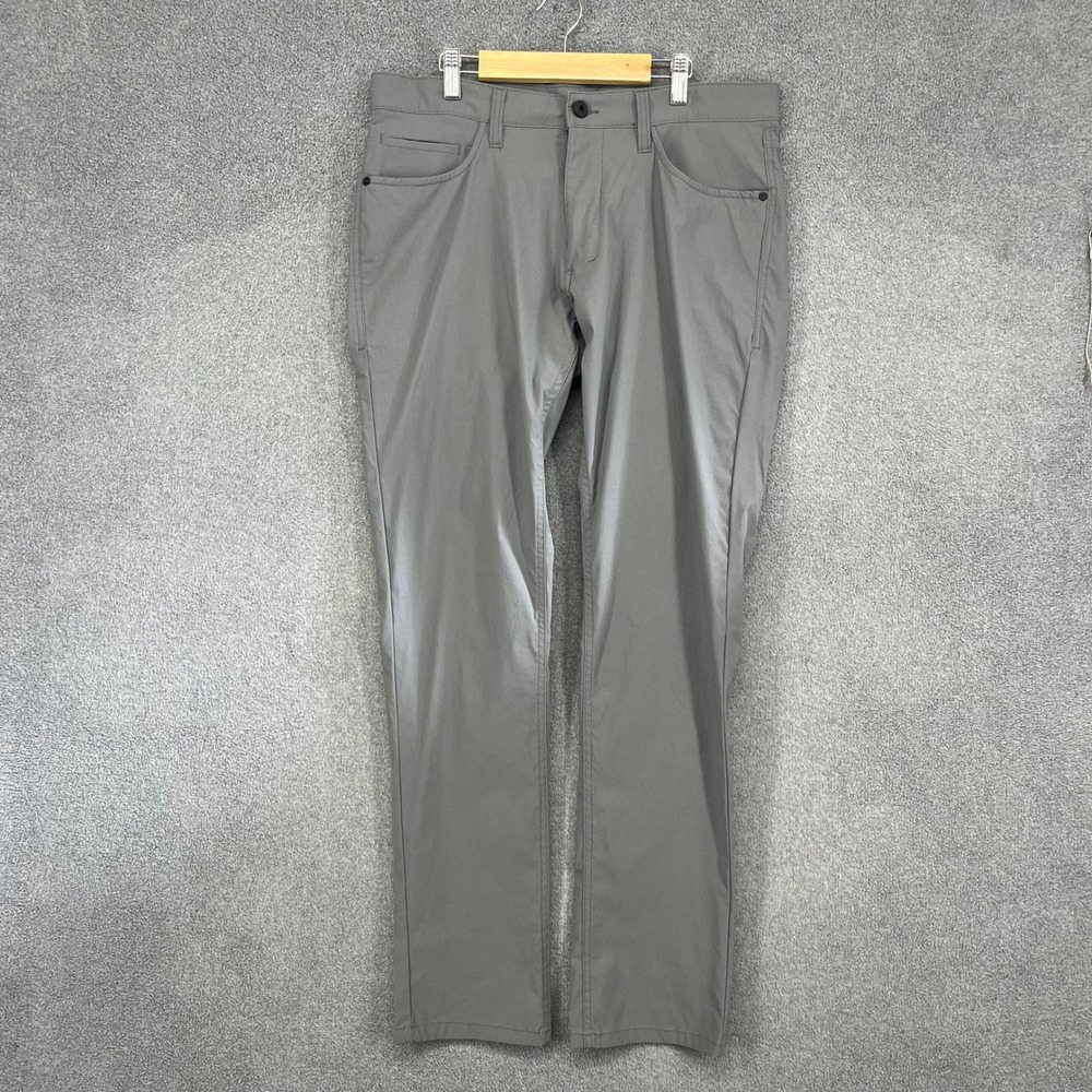 Kenneth Cole New York Men's Gray Flat Front Casual Dress Pants Size 32x32